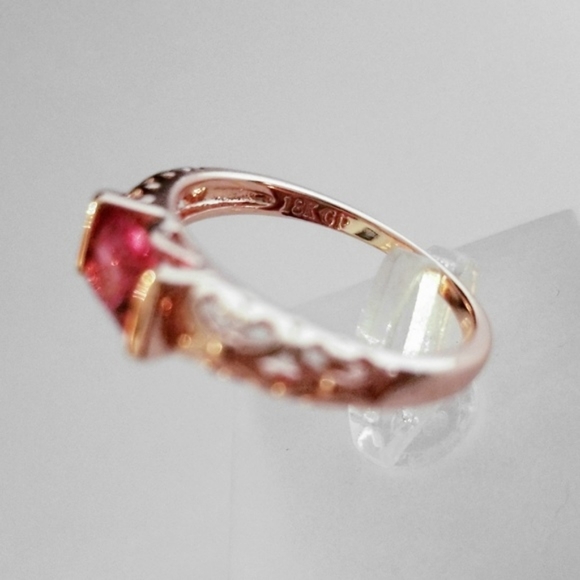 18k Red Horizontal Filigree Band - Picture 6 of 8